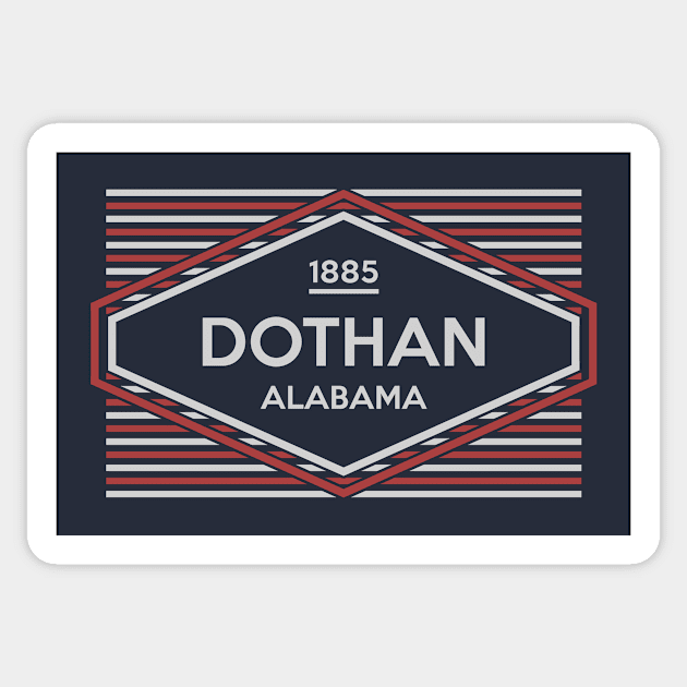 Dothan Alabama Sticker by RAADesigns